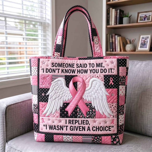 Pink Hope Quilted Tote Bag GFTOTP21015