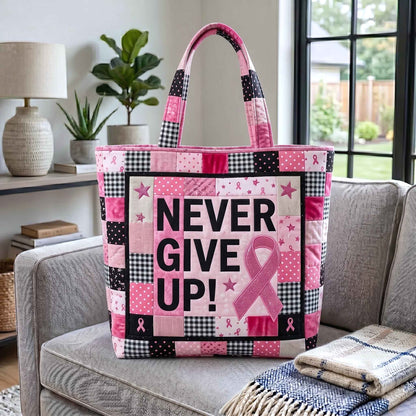 Pink Hope Quilted Tote Bag GFTOTP21016