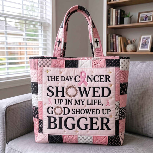 Pink Hope Quilted Tote Bag GFTOTP21017