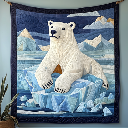 Elegant Polar Bear Quilted Blanket GFTOTP2102