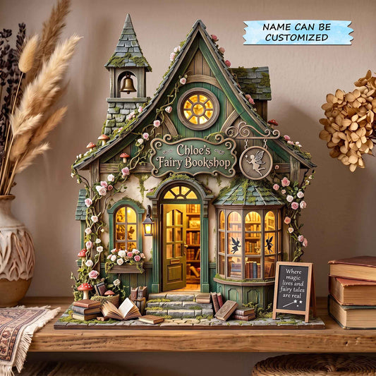 Personalized Reading Nook Wooden Block 3-Layers QTCUZ GFTOTP21031