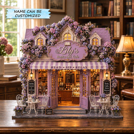 Personalized Reading Nook Wooden Block 3-Layers QTCUZ GFTOTP21033