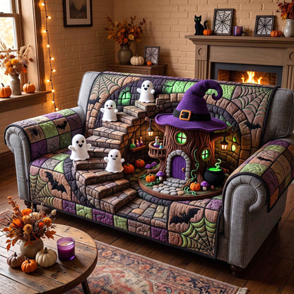 Haunted Crochet Manor Quilted Sofa Cover GFTOTP21073