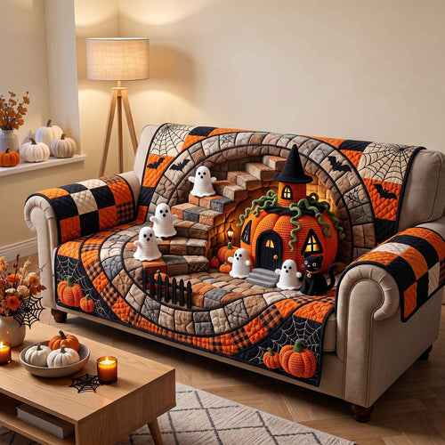 Haunted Crochet Manor Quilted Sofa Cover GFTOTP21074