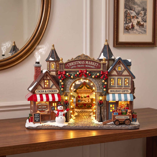 Yuletide Village Wooden Block 3-Layers GFTOTP21078