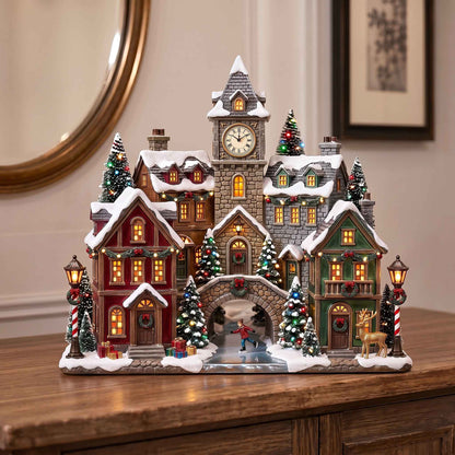Yuletide Village Wooden Block 3-Layers GFTOTP21082