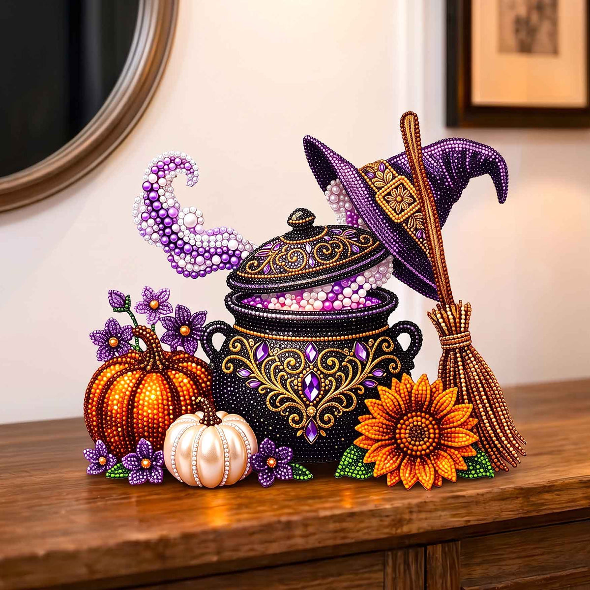 Spooky Pearl Glow Wooden Block 3-Layers GFTOTP21084