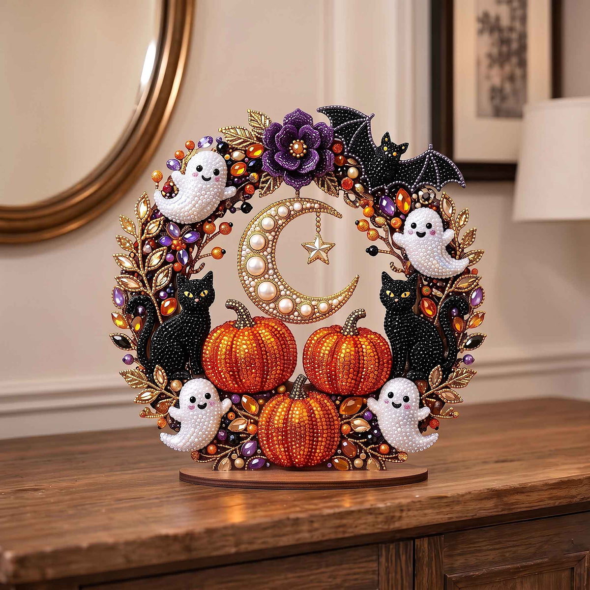 Spooky Pearl Glow Wooden Block 3-Layers GFTOTP21089