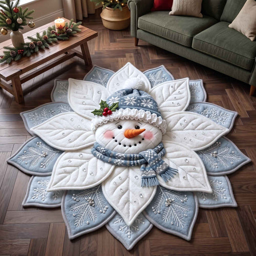 Poinsettia Elegance Custom Shape Area Rug GFTOTP21168