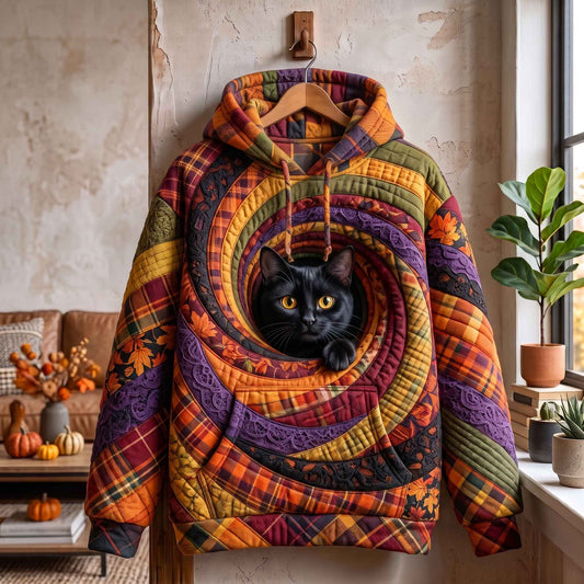 Autumn Black Cat Hoodie GFTOTP21276