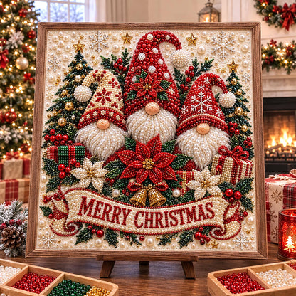 🔥 EARLY CHRISTMAS SALE 49% OFF - Christmas Gnomes DIY Diamond Pearl Art Kit GFTOTP21401