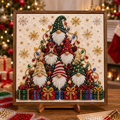 🔥 EARLY CHRISTMAS SALE 49% OFF - Christmas Gnomes DIY Diamond Pearl Art Kit GFTOTP21401