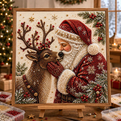 🔥 EARLY CHRISTMAS SALE 49% OFF - Christmas Santa Claus DIY Diamond Pearl Art Kit GFTOTP21402