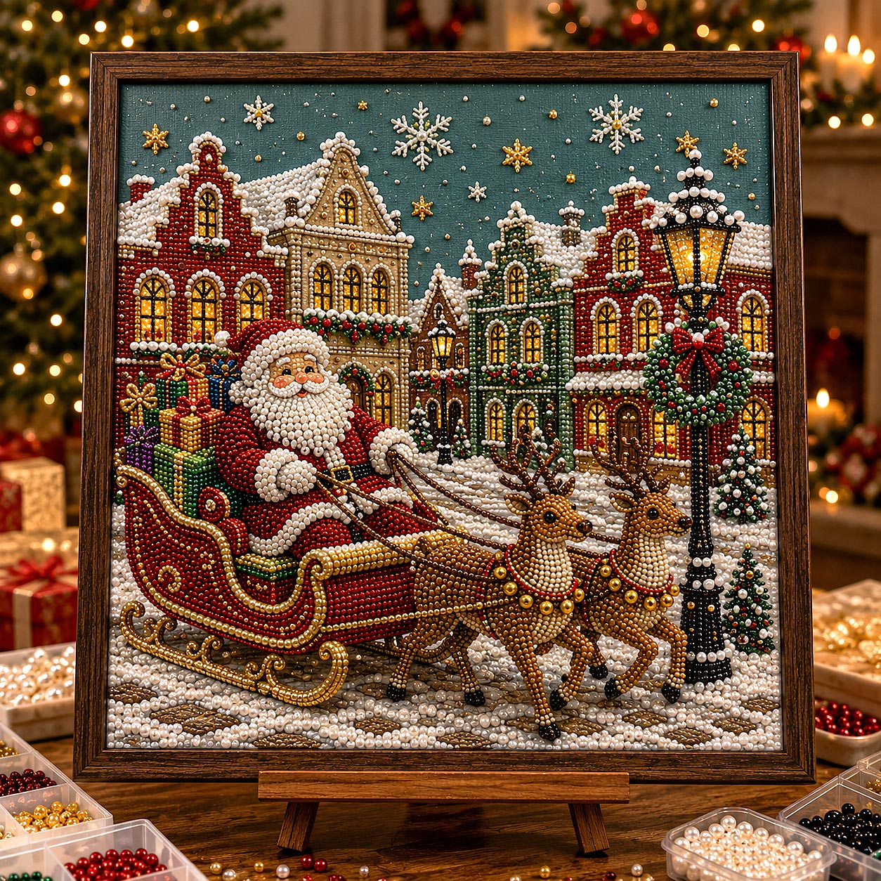 🔥 EARLY CHRISTMAS SALE 49% OFF - Christmas Santa Claus DIY Diamond Pearl Art Kit GFTOTP21402