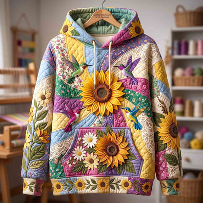 Hummingbird Sunflower Hoodie GFTOTP21443