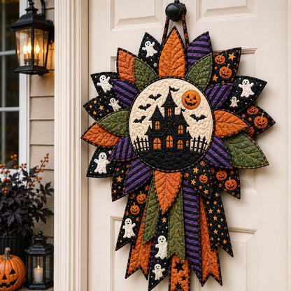 Midnight Manor Bloom Custom Shape Quilted Door Hanger GFTOTP21493