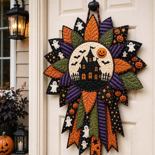 Midnight Manor Bloom Custom Shape Quilted Door Hanger GFTOTP21493