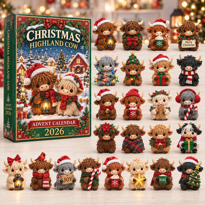 Christmas Highland Cow Advent Calendar 2026 GFTOTP21687