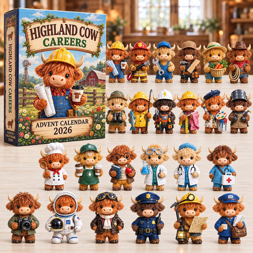 Highland Cow Careers Advent Calendar 2026 GFTOTP21691