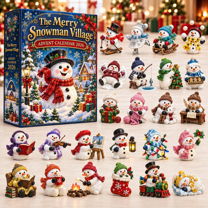 Merry Snowman Village Advent Calendar 2026 GFTOTP21743