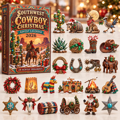 Southwest Cowboy Christmas Advent Calendar 2026 GFTOTP21753