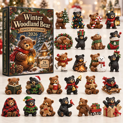 Winter Woodland Bear Advent Calendar 2026 GFTOTP21759