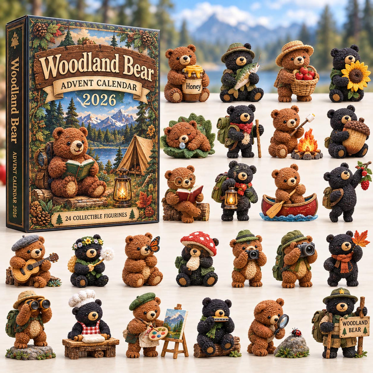 Woodland Bear Advent Calendar 2026 GFTOTP21761
