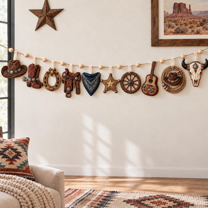 Wild West Custom Shape Quilted Garland GFTOTP21765