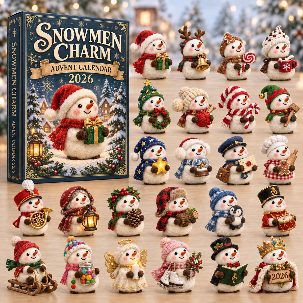 Snowmen Charm Advent Calendar 2026 GFTOTP21826