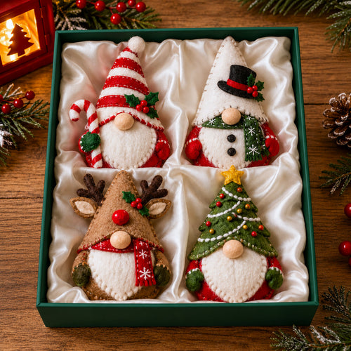 Christmas Gnome Felt Ornament Gift Set GFTOTP21831