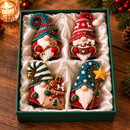 Christmas Gnome Felt Ornament Gift Set GFTOTP21833