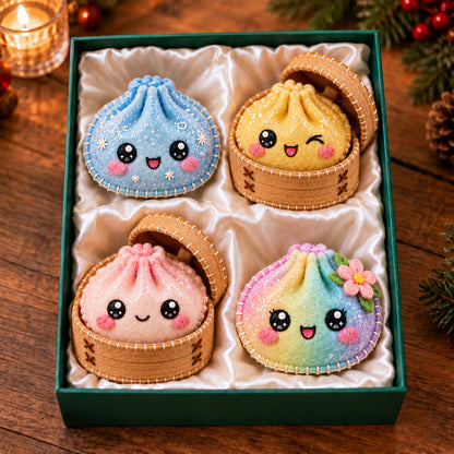 Kawaii Dumpling Felt Ornament Gift Set GFTOTP21857