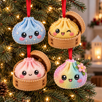 Kawaii Dumpling Felt Ornament Gift Set GFTOTP21857