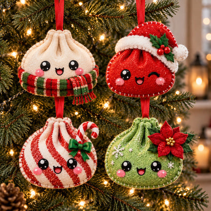Christmas Dumpling Felt Ornament Gift Set GFTOTP21858