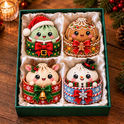 Christmas Dumpling Felt Ornament Gift Set GFTOTP21859