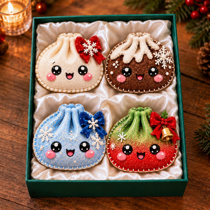 Christmas Dumpling Felt Ornament Gift Set GFTOTP21860