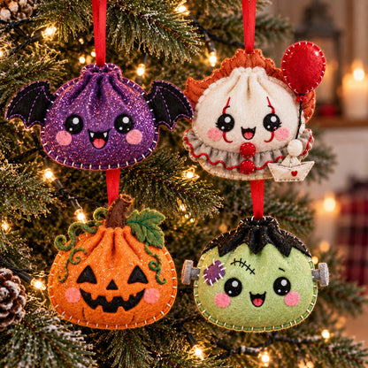 Halloween Dumpling Felt Ornament Gift Set GFTOTP21861