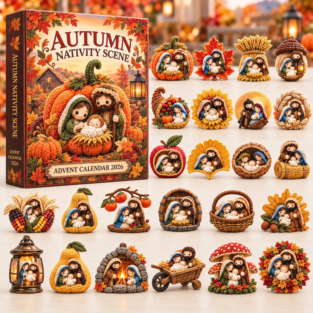 Autumn Nativity Scene Advent Calendar 2026 GFTOTP21901