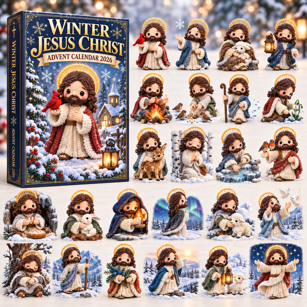 Winter Jesus Christ Advent Calendar 2026 GFTOTP21903