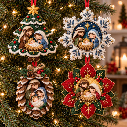 Holy Nativity Felt Ornament Gift Set GFTOTP21909