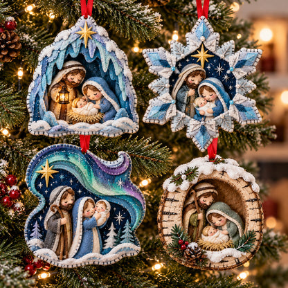 Winter Nativity Felt Ornament Gift Set GFTOTP21910