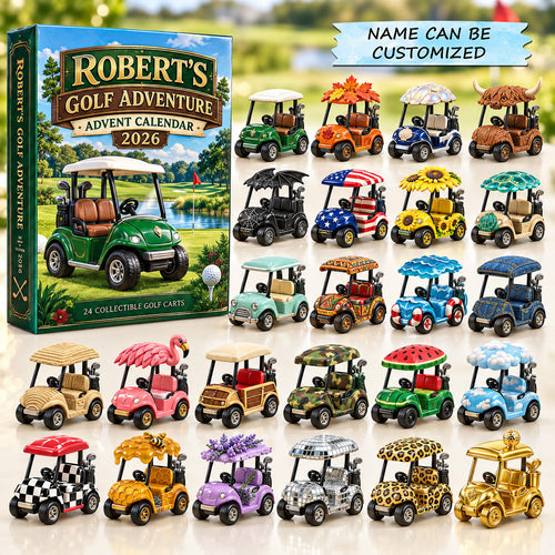 Personalized Golf Adventure Advent Calendar 2026 QTCUZ GFTOTP22001