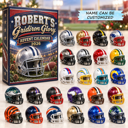 Personalized Gridiron Glory Advent Calendar 2026 QTCUZ GFTOTP22063