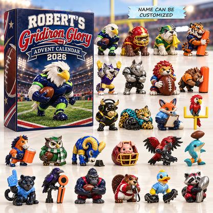 Personalized Gridiron Glory Advent Calendar 2026 QTCUZ GFTOTP22064