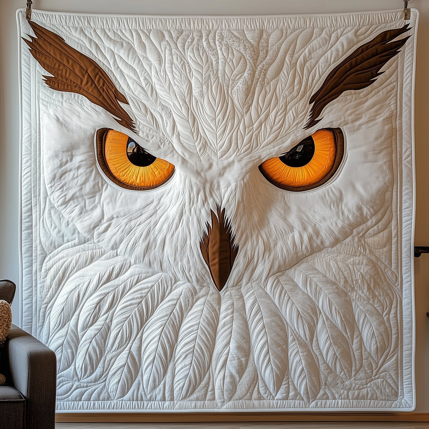 Snowy Owl Quilted Blanket GFTOTP2207