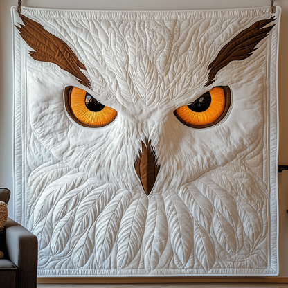 Snowy Owl Quilted Blanket GFTOTP2207