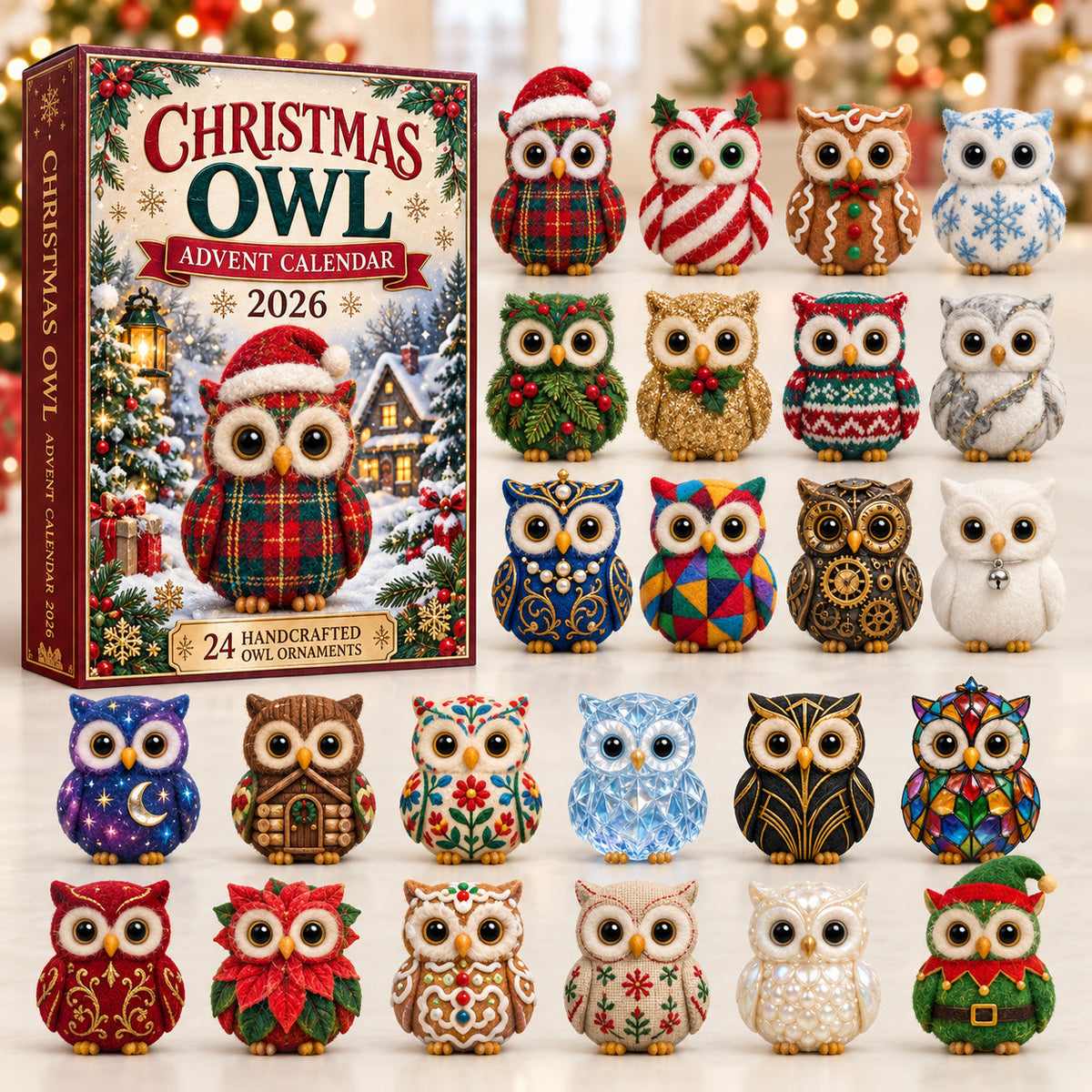 Christmas Owl Advent Calendar 2026 GFTOTP22118