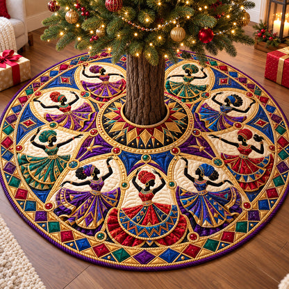 Melanin Queens Quilted Tree Skirt GFTOTP22203