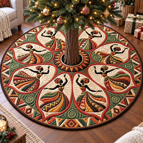 Melanin Queens Quilted Tree Skirt GFTOTP22204