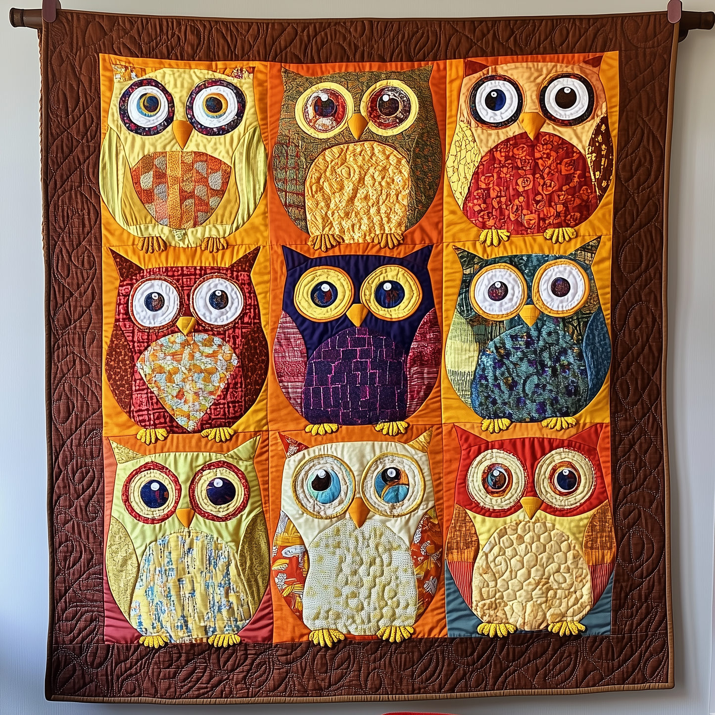 Whimsical Owls Quilted Blanket GFTOTP2226